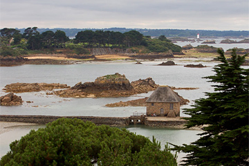 « La côte à Bréhat... »