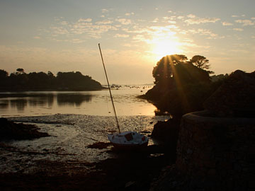 « Coucher de soleil sur Bréhat... »