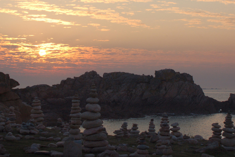 « Coucher de soleil sur Bréhat... »