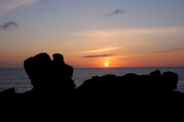 Coucher de soleil...