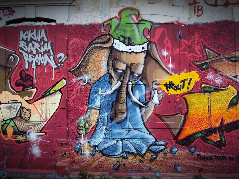 « Elephant Man... » Port de Commerce