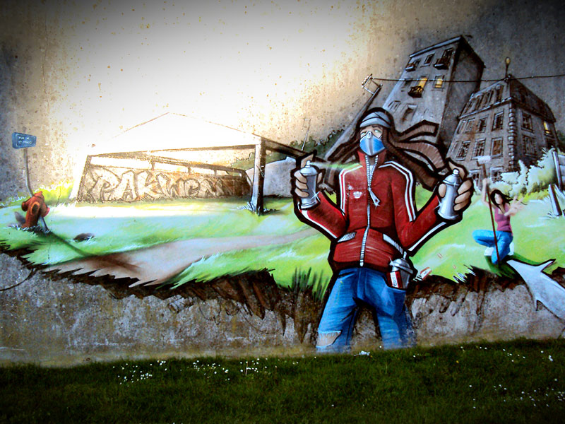 « Le Graffeur » - Rue Saint-Malo 01