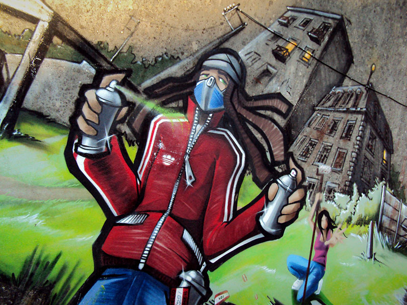 « Le Graffeur » - Rue Saint-Malo 03