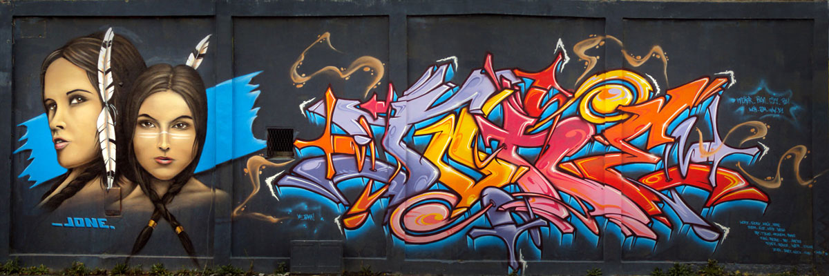 « Une superbe fresque sur le port de Brest... »