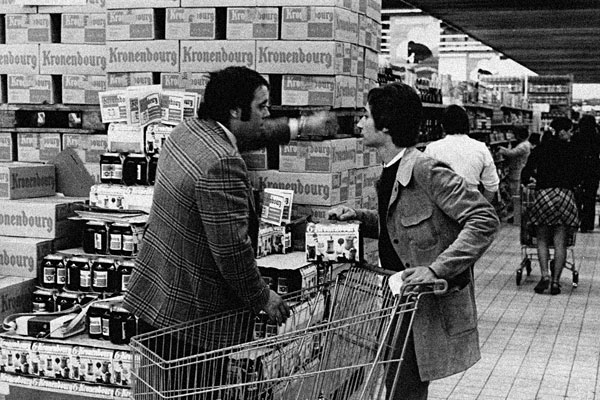 « Au rayon des pack de bière »