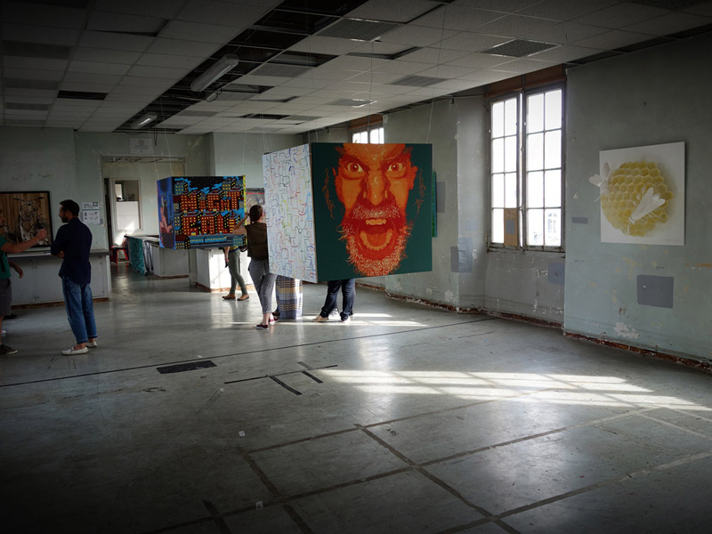 Pour l'expo « 1m² » en septembre 2016...