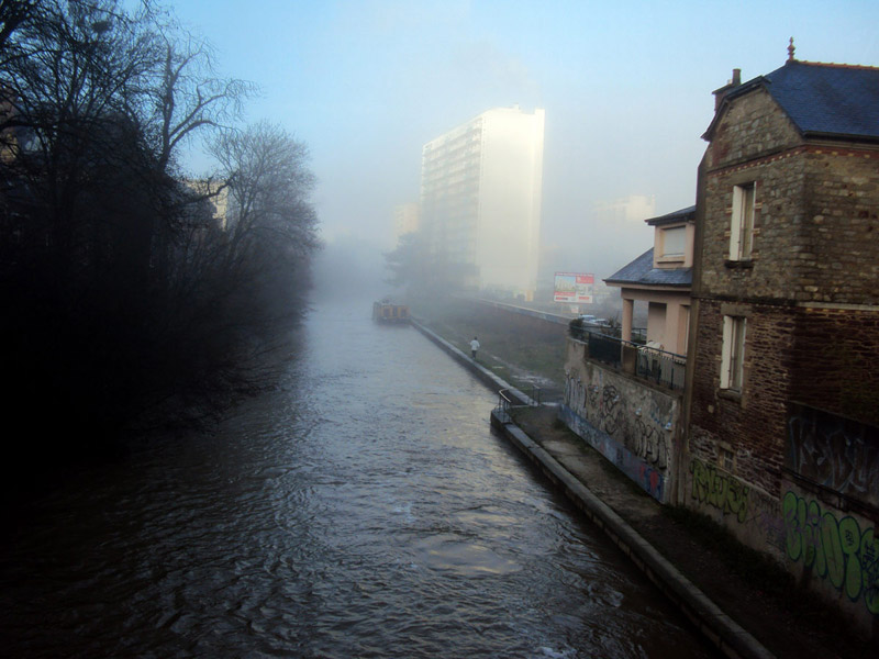 « Le Bras de la Vilaine sous la brume... »