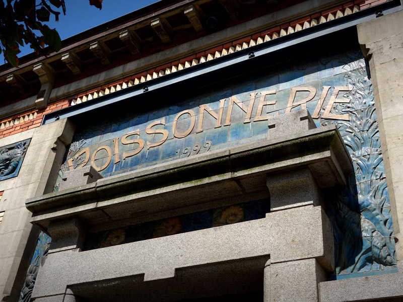 « Et l'entrée du pavillon "Poissonnerie"... »