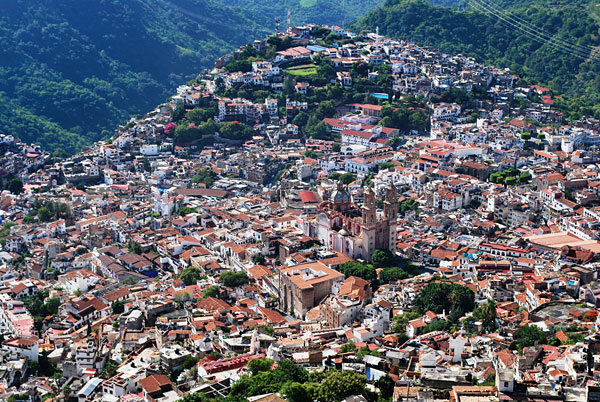 Panoramique de la ville de Taxco de Alarcón