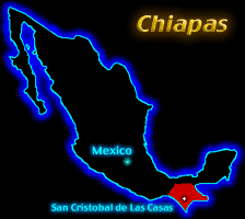 Carte du Chiapas
