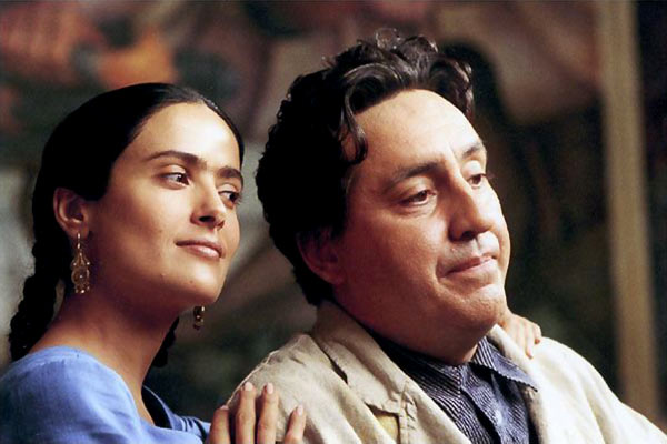 Salma Hayek (Frida Kahlo) et Alfred Molina (Diego Rivera)
