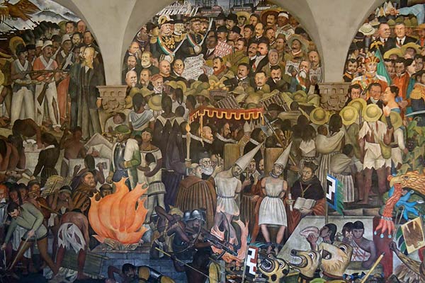 « Histoire du Mexique, de la Conquête à 1930 » - Diego Rivera (1930)
