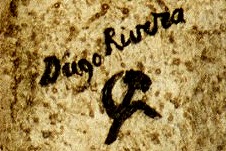 La signature de Diego Rivera...