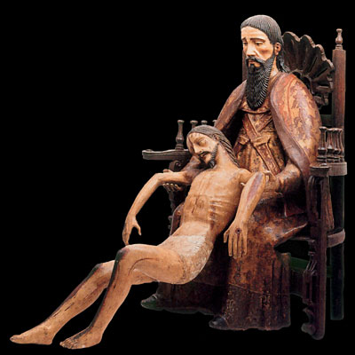 « Dieu le Père et le Christ » - Anonyme - XVIIe-XVIIIe siècles - Mexique