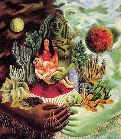 « L'Amour Etreinte de l'Univers, la Terre, Me, Diego et le Señor Xólotl » (1949)