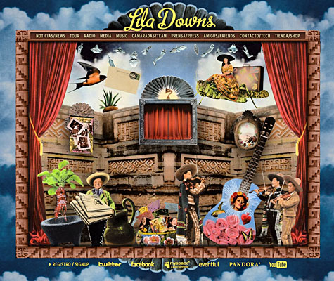 Le site officiel de Lila Downs...