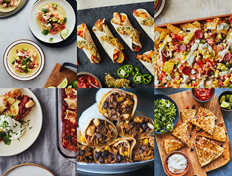 Plein de recettes typiquement mexicaines !