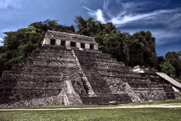 Le site de Palenque et la Pyramide dans le Yucatan
