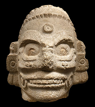 « Tête du Dieu de la Pluie » - Culture Maya