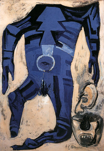 « Peau Bleue » - José Clemente Orozco - 1947