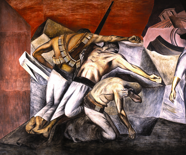 « La Soumission » - Fresque murale - Ecole préparatoire de Mexico (1922-27)