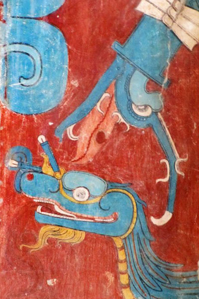 Peinture de l'Homme-Oiseau...