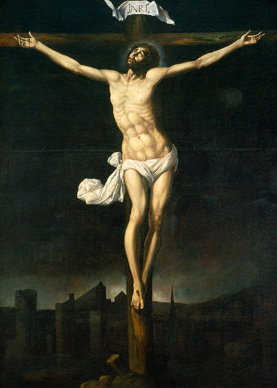 « Le Christ en Croix » - Sebastián López de Arteaga - Milieu de XVIe siècle