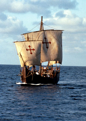 La « Santa Maria » à la conquête de l'inconnu...