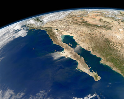 La Basse Californie vue du ciel...