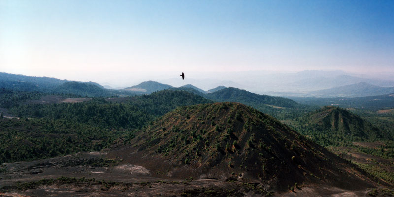 Le paysage près du volcan Paricutín - Michoacán - Mexique