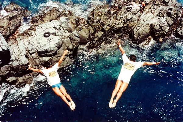 Les « Clavadistas » de la Quebrada à Acapulco (Guerrero - Mexique)