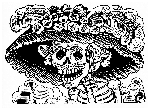 La calavera « Catrina » par Posada... 1910