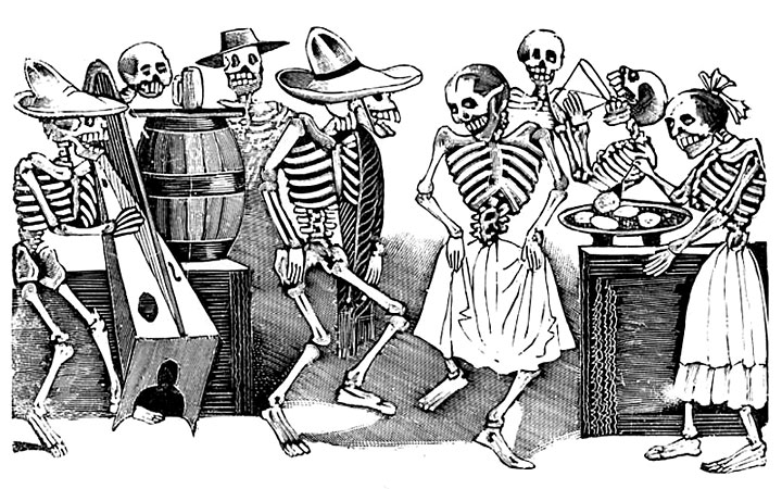 La Fiesta des Calaveras par Posada...