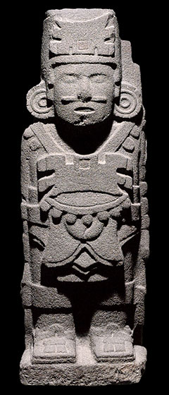 « Atlante » - Culture Toltèque - Post-classique récent 1200-1521 ap. J.-C. - Région de Tula